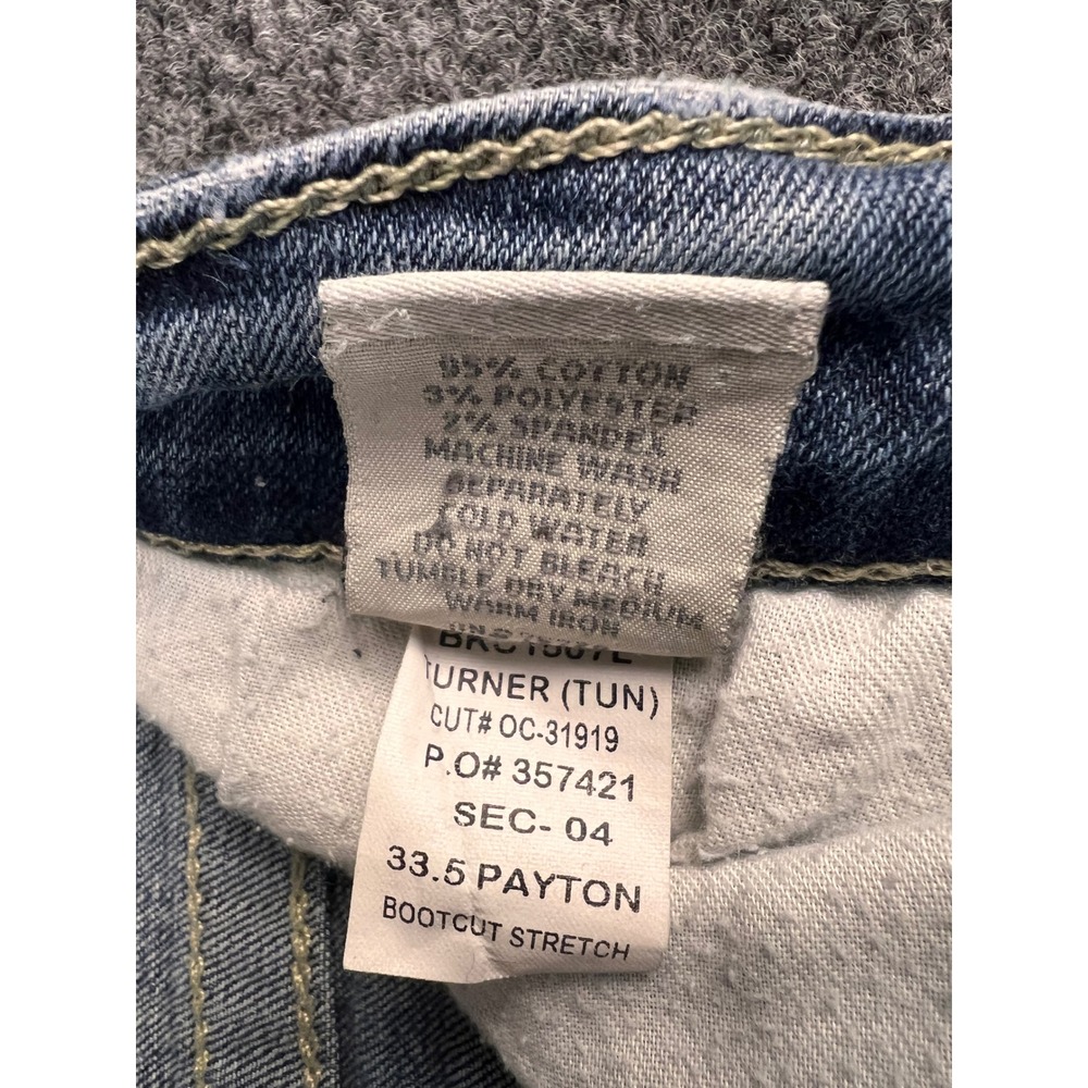 BKE Payton Bootcut Jeans Womens 29L Medium Wash Faded Stretch Denim Low Rise - Picture 7 of 11
